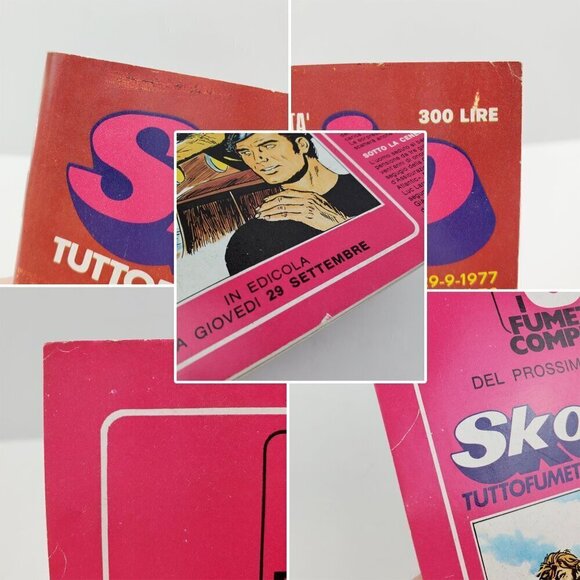 Skorpio Italian Comic Book #31 Lancio Vintage 1977 w/ Poster Tuttofumetto VF - Picture 10 of 11